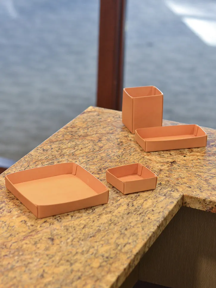 Isaac Reina Desk Set, Natural
