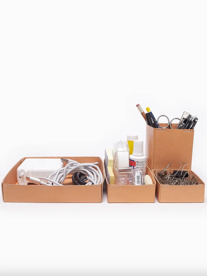 Isaac Reina Desk Set, Natural