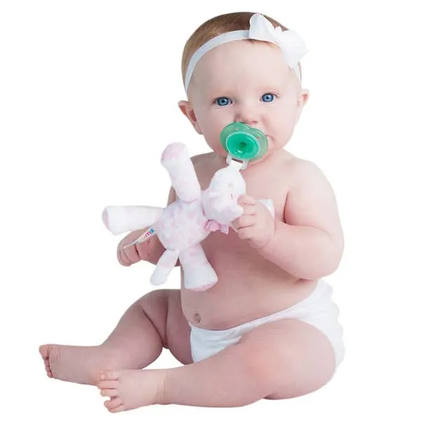 Jaspie Giraffe Nookum Paci-Plushies Buddies
