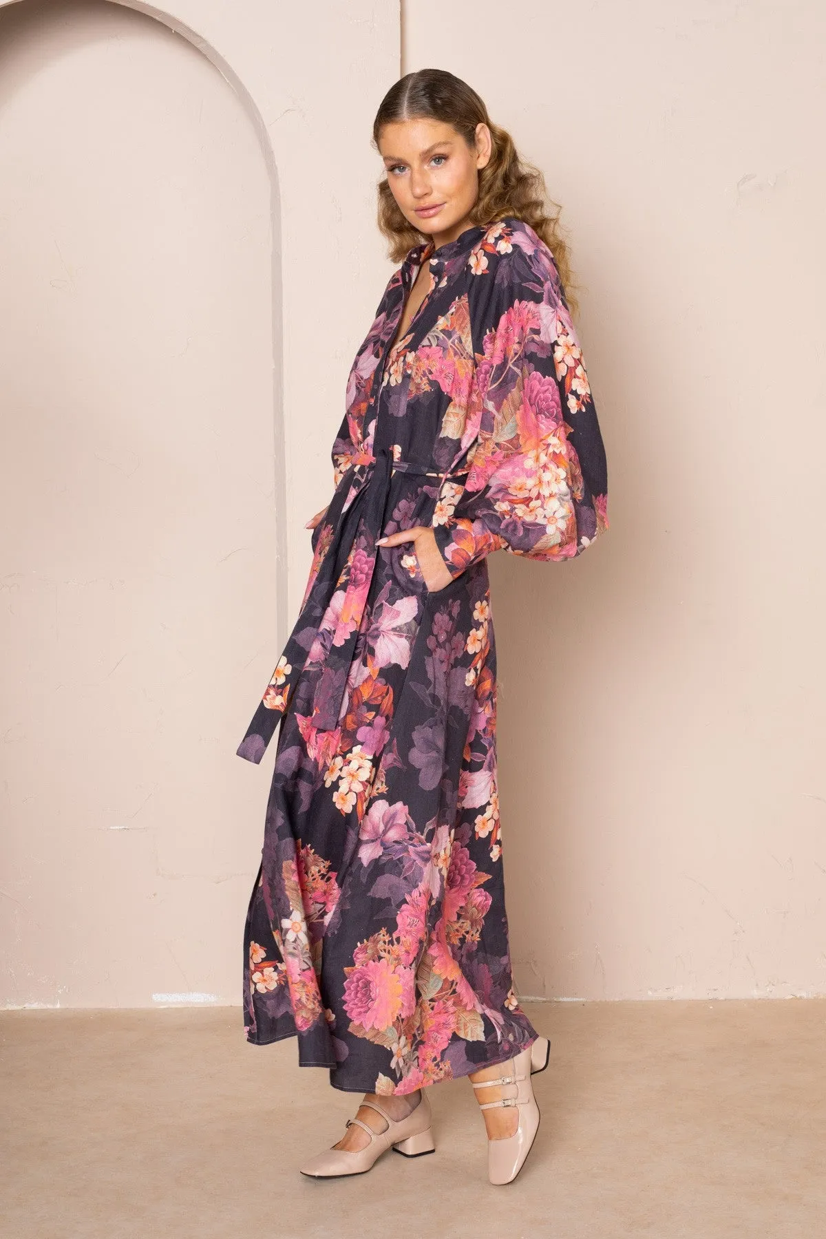Kachel -  Evelyn Maxi Dress - Enigma