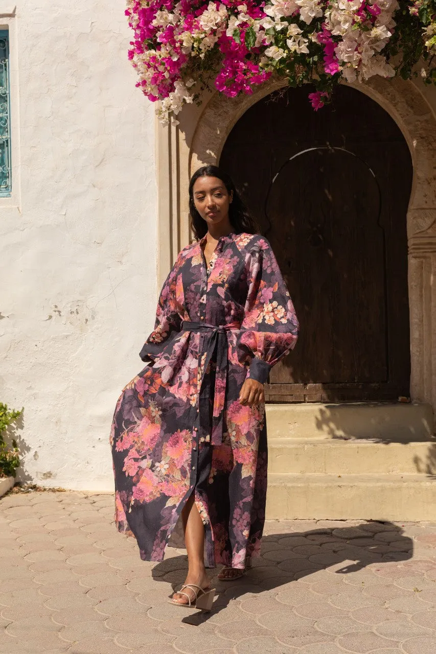 Kachel -  Evelyn Maxi Dress - Enigma