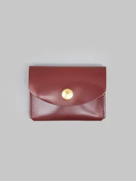 Kobashi Studio Cordovan Card Case Red Brown