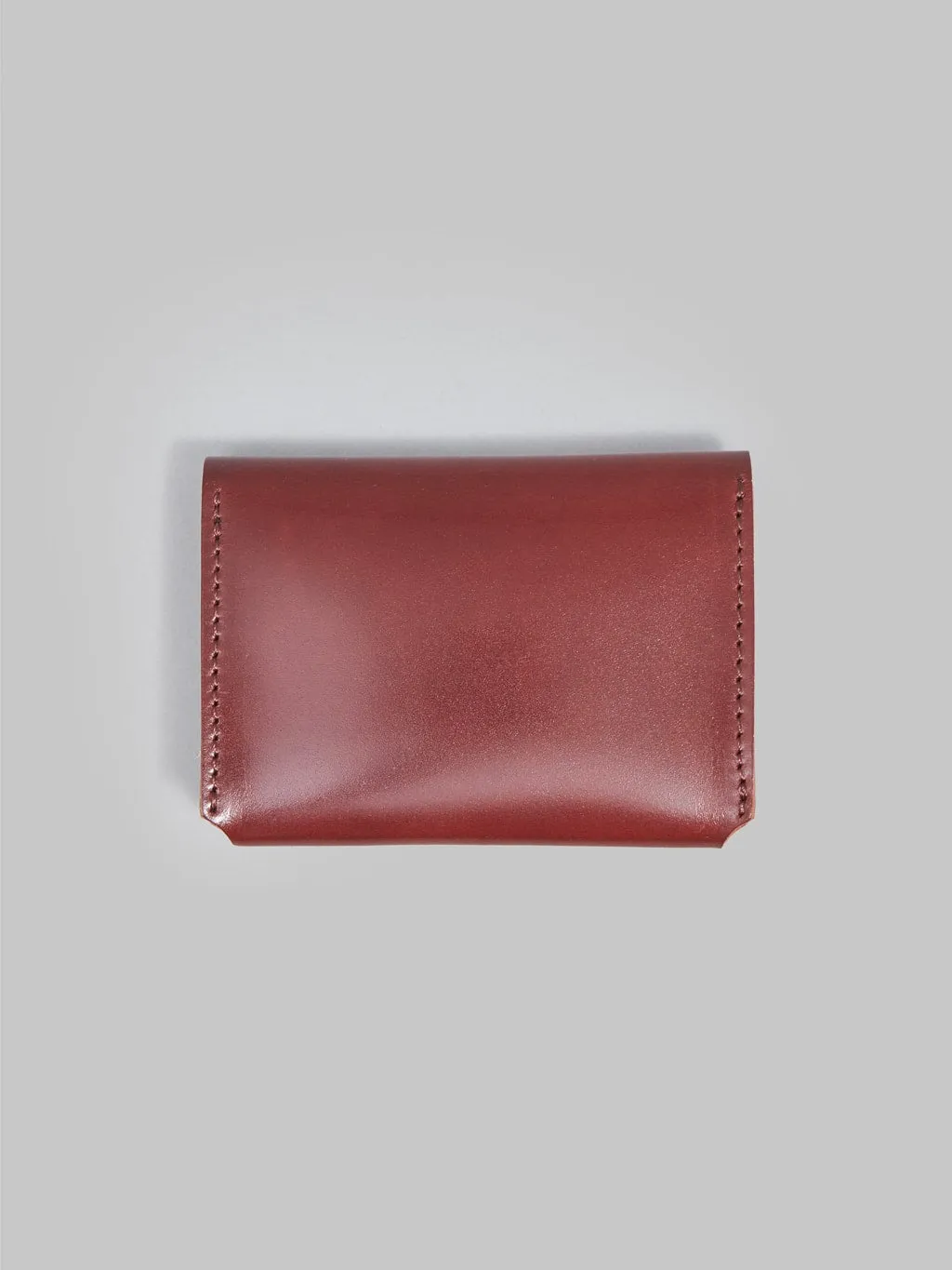 Kobashi Studio Cordovan Card Case Red Brown