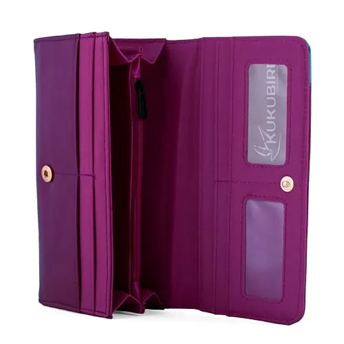 Kukubird Large Purse Elephant And Mouse Purse - Purple