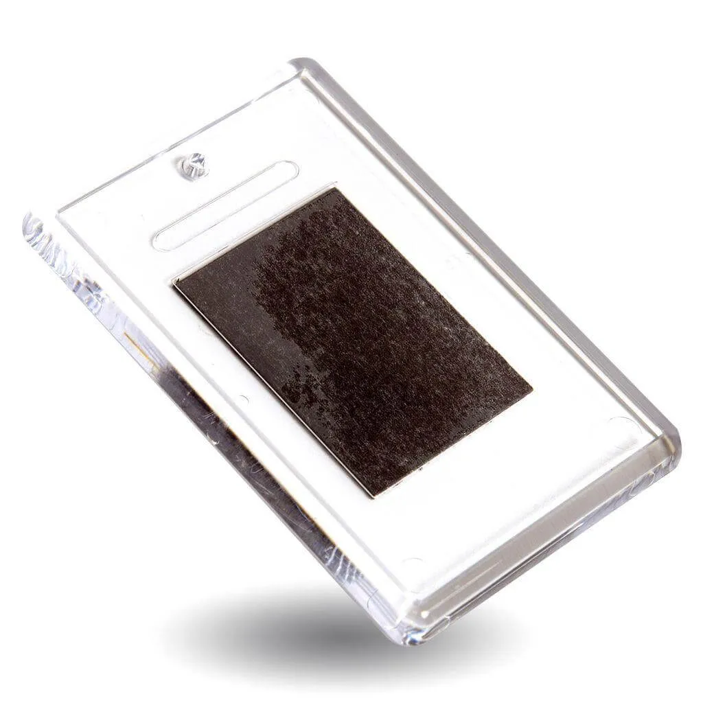 L4 Rectangular Blank Plastic Photo Insert Fridge Magnet - 70 x 45mm - Individually Bagged - Pack of 10