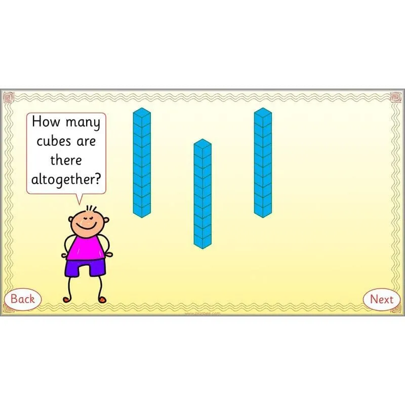 Let's count in twos, fives and tens