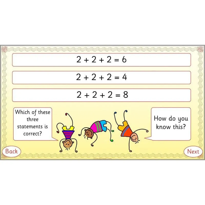 Let's count in twos, fives and tens