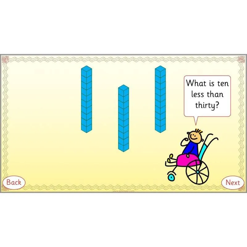 Let's count in twos, fives and tens