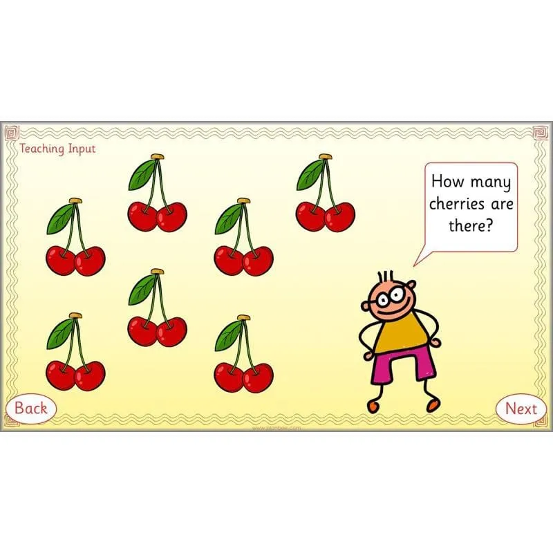 Let's count in twos, fives and tens