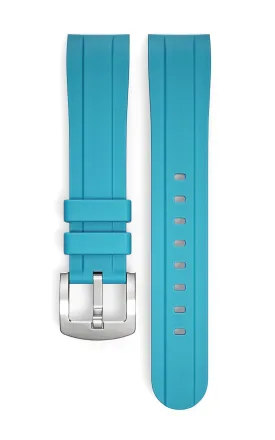 Light Blue Rubber Strap