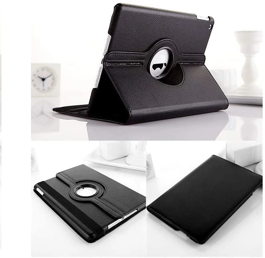 London Leather iPad Case With 360 Degree Rotating Stand