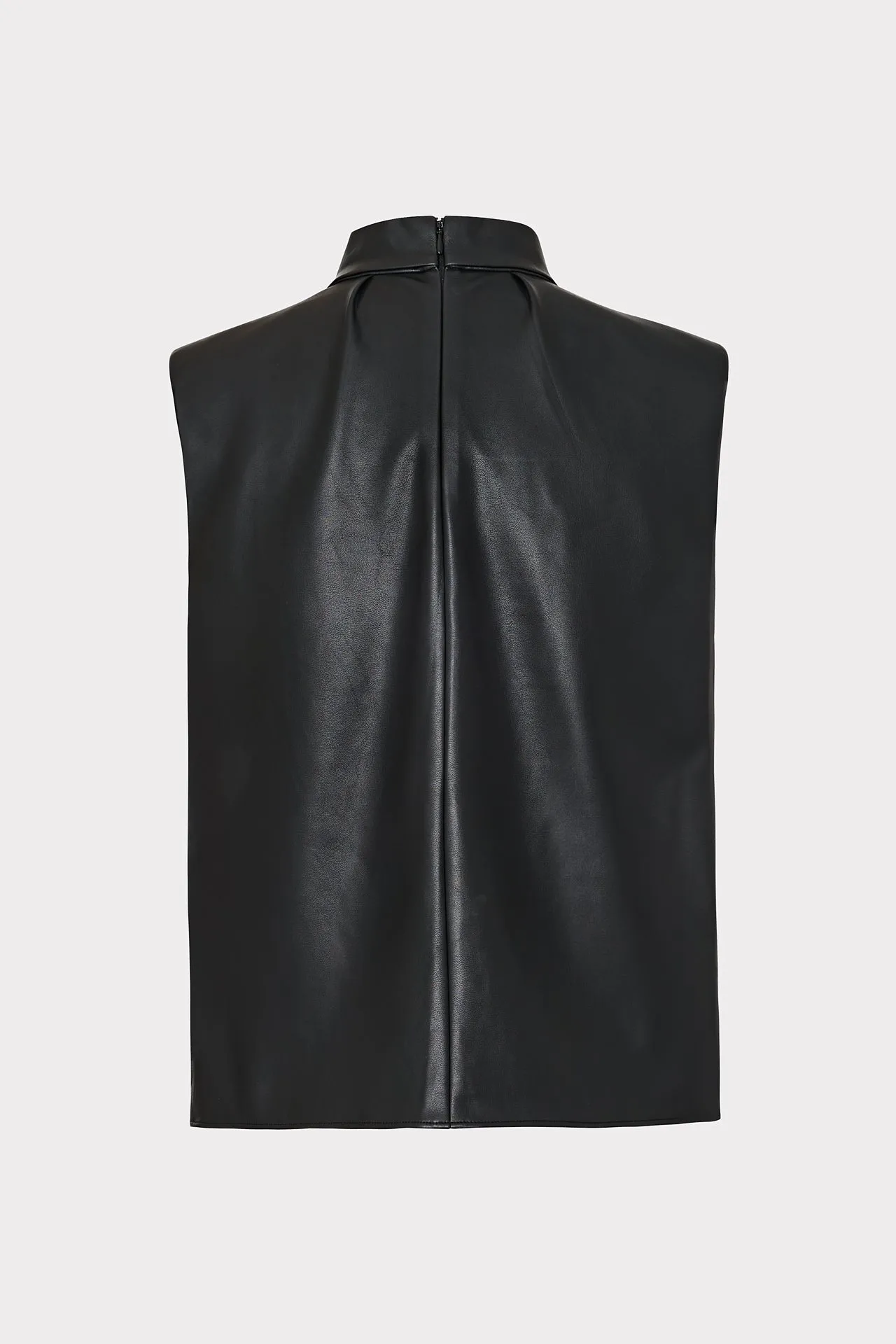 London Vegan Leather Top