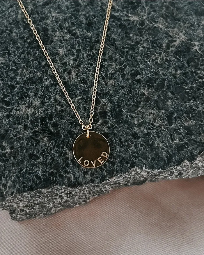 Loved Gold Coin Necklace