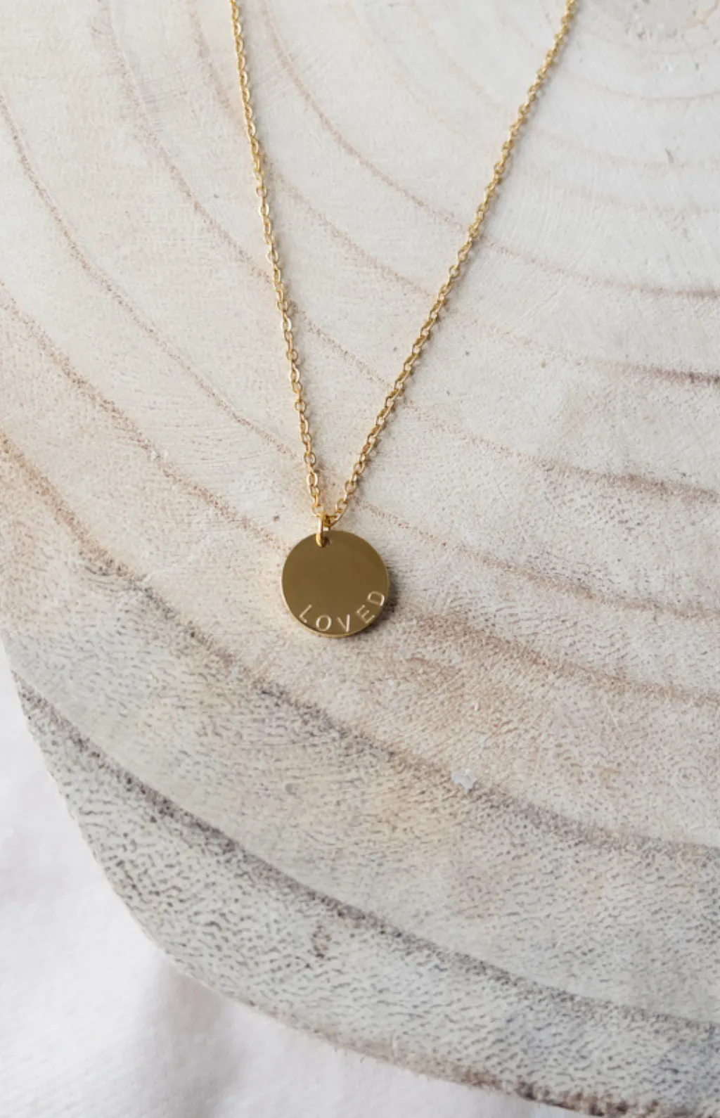 Loved Gold Coin Necklace