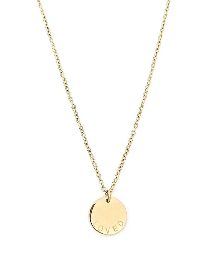 Loved Gold Coin Necklace