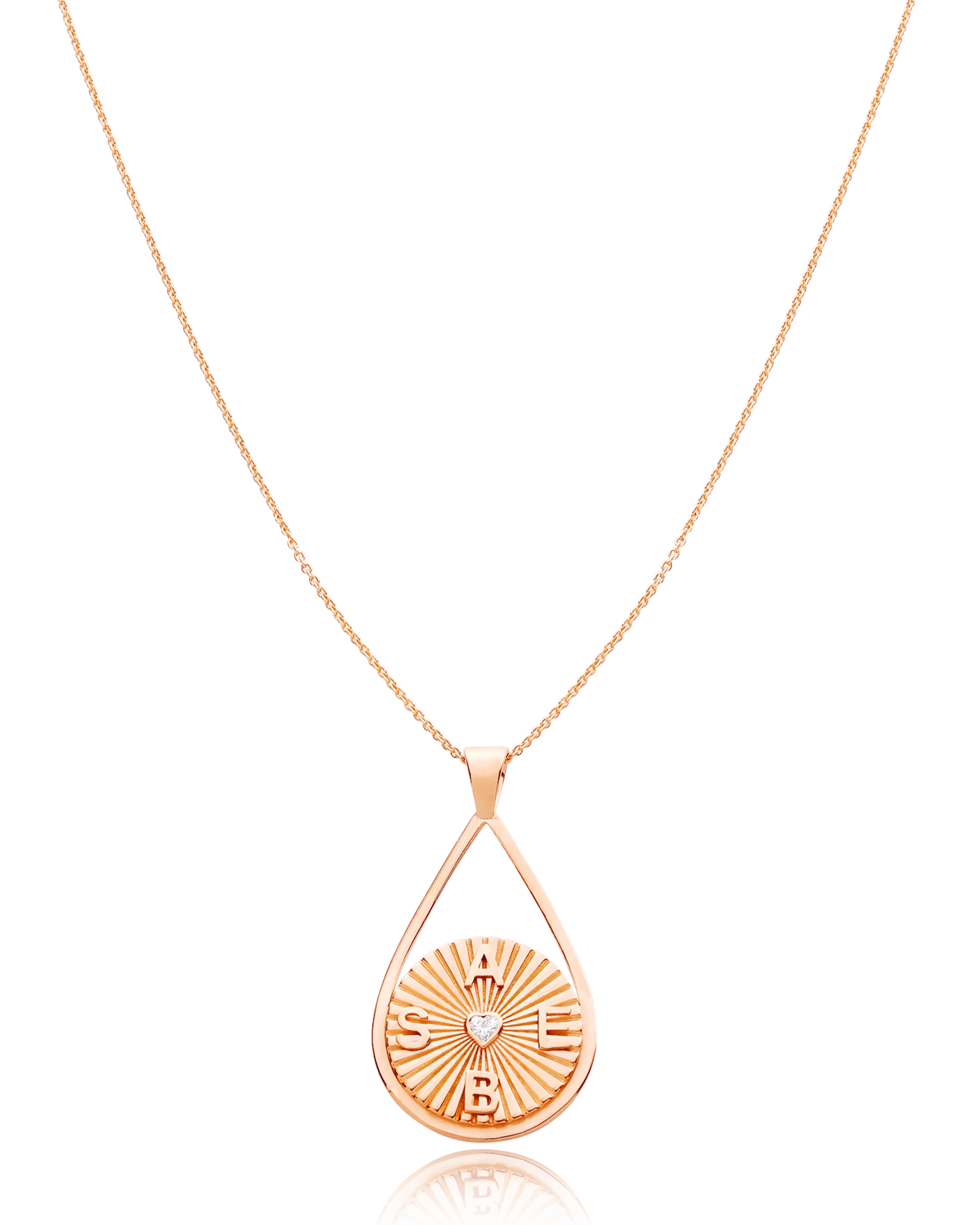 Marie Coin Necklace - 18K Rose Vermeil