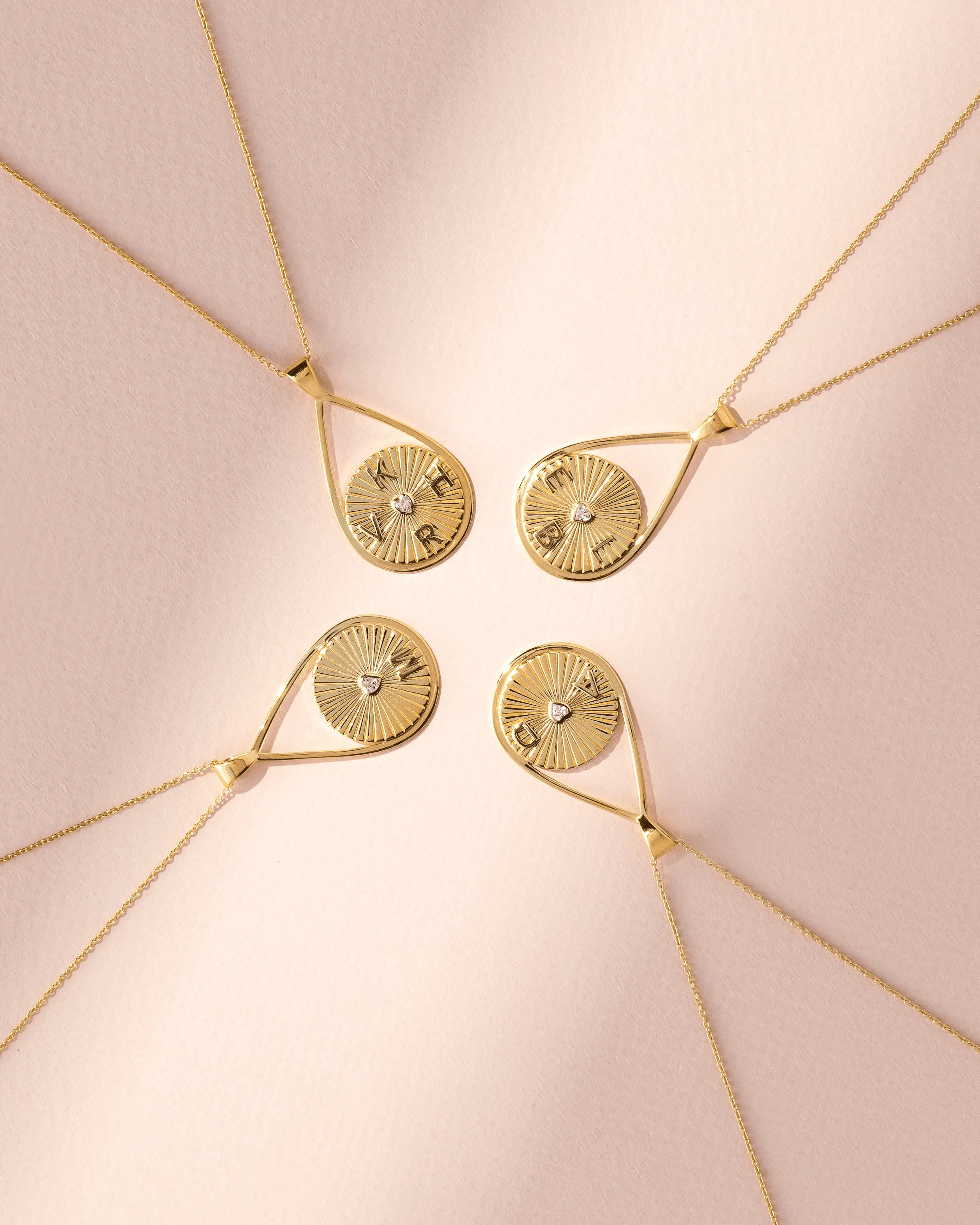 Marie Coin Necklace - 18K Rose Vermeil