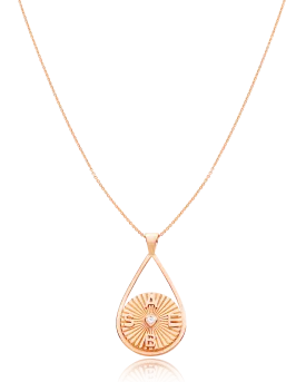 Marie Coin Necklace - 18K Rose Vermeil