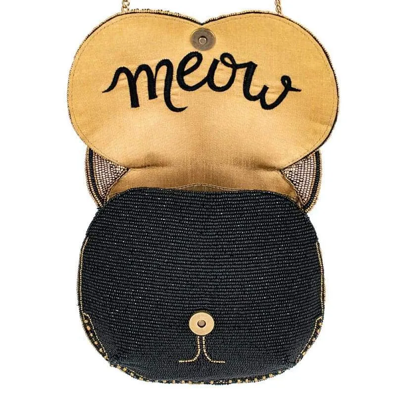 Mary Frances Whiskers Cat Crossbody Handbag
