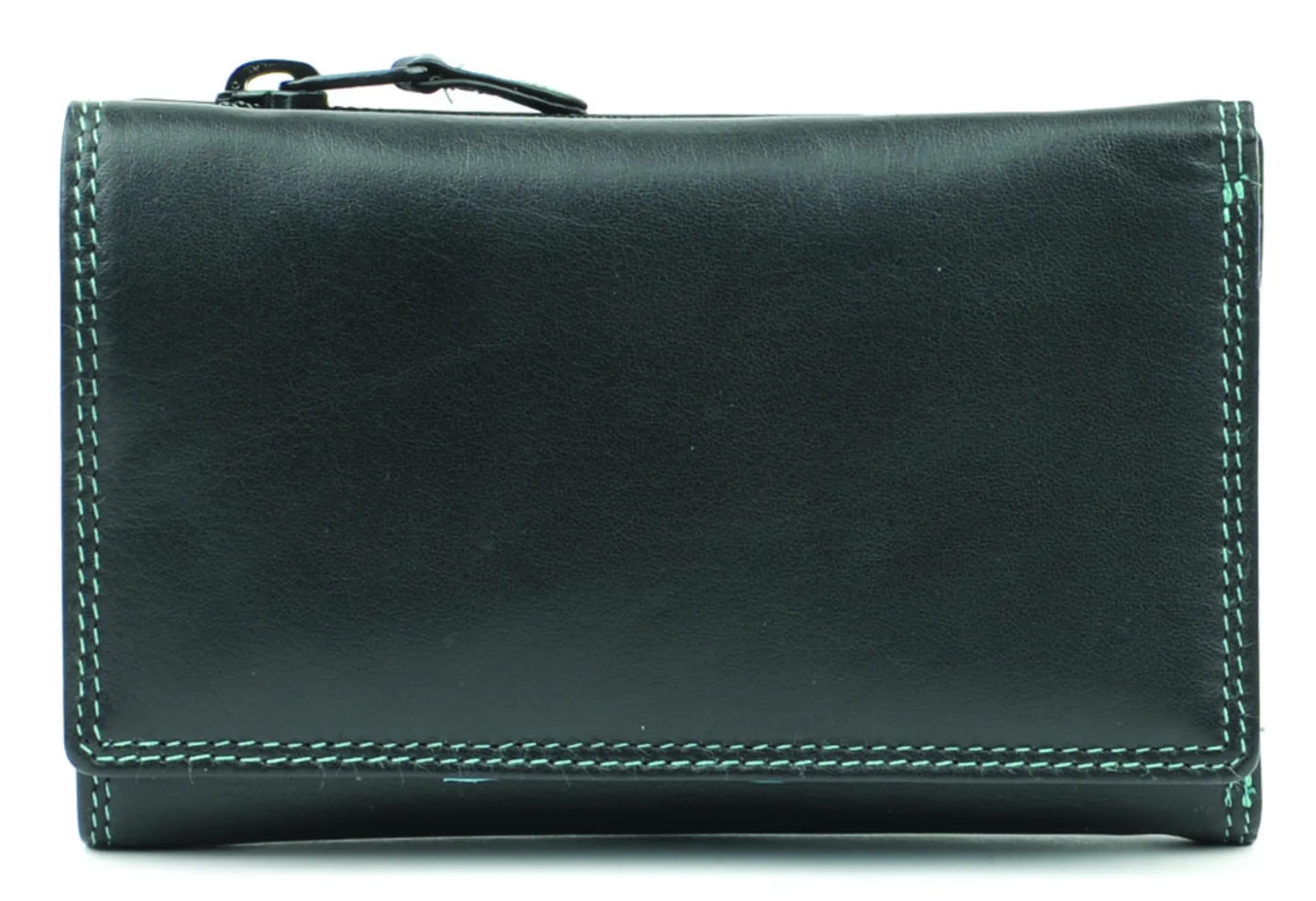 Medium Leather Multicoloured Compartment Purse (5 Colours)