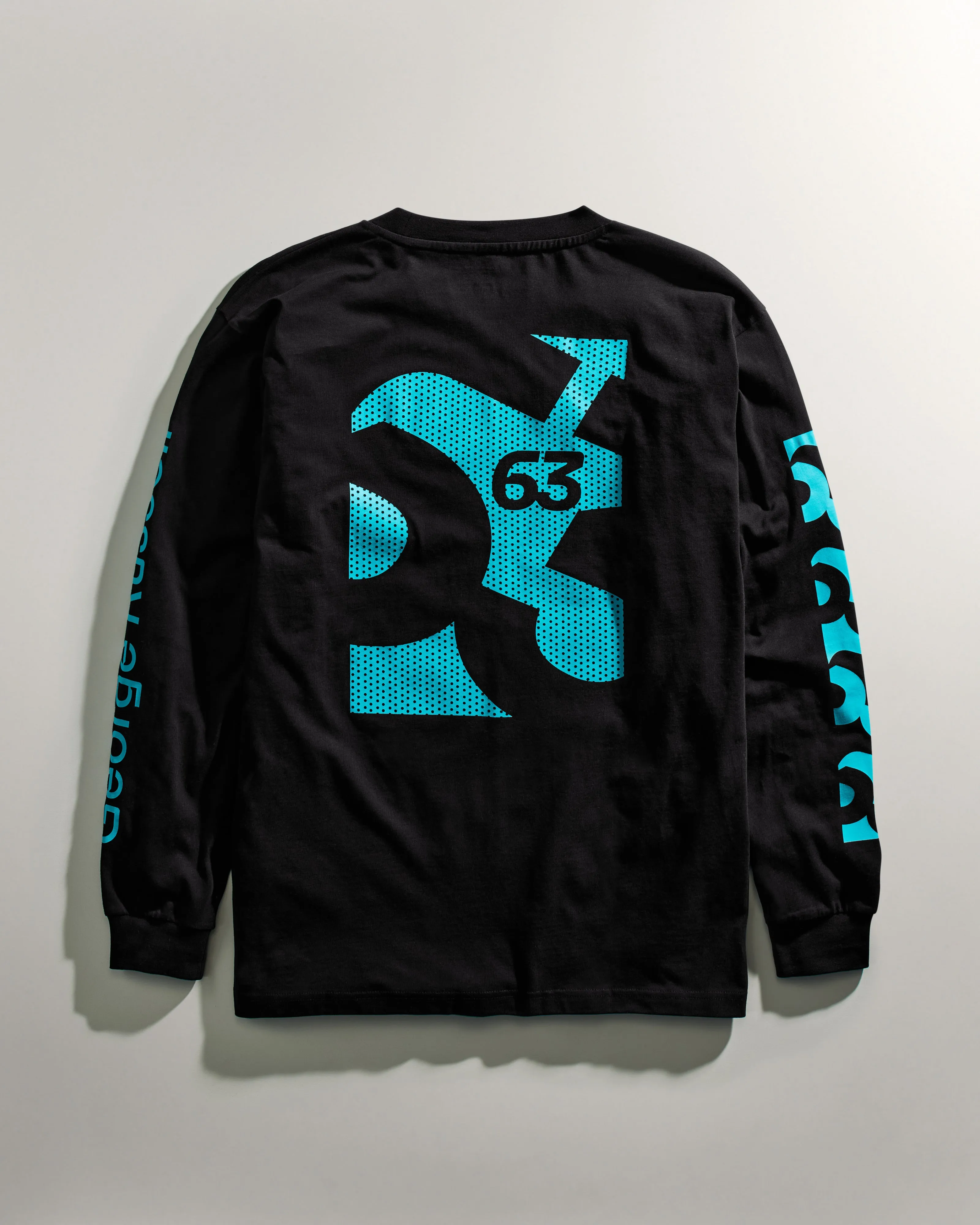 Mens George Russell Longsleeve Tee Black