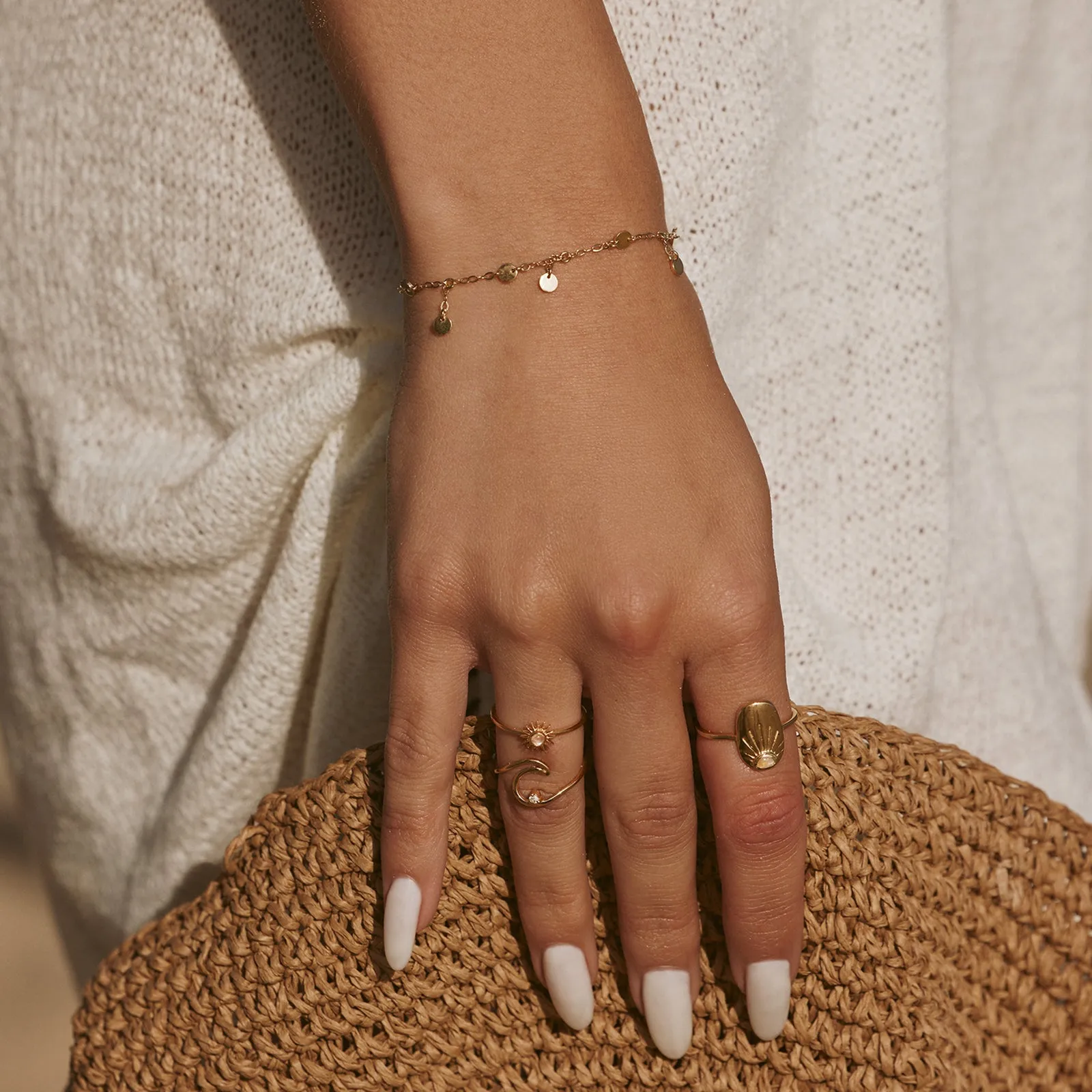 Mini Coin Drop Bracelet