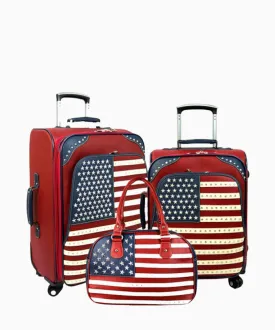 Montana West American Pride Collection 3 PC Luggage Set