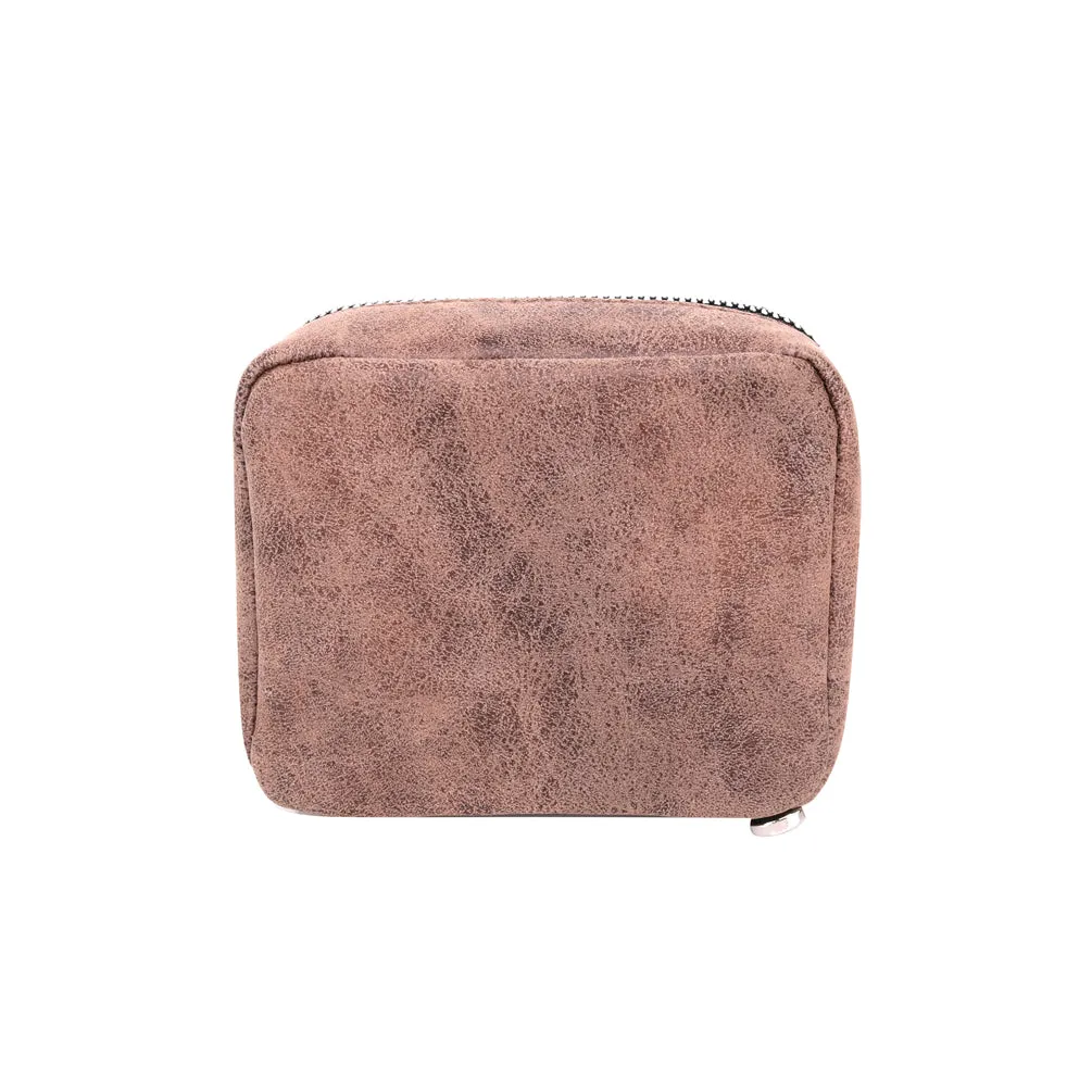 MW1003-193 Montana West Western Design Pill Box Travel Organizer/ Zippered Case Camo Print