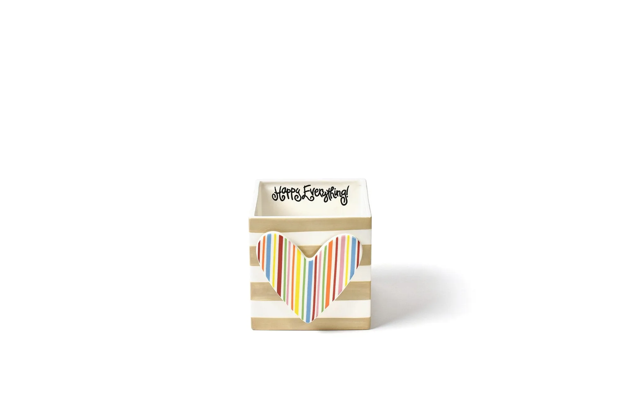Neutral Stripe Medium Mini Nesting Cube