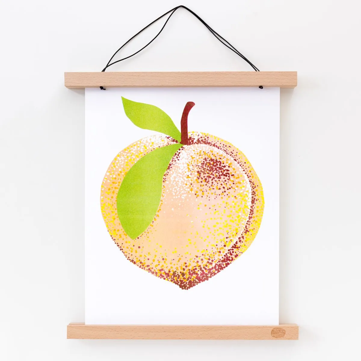 Peach - Risograph Print