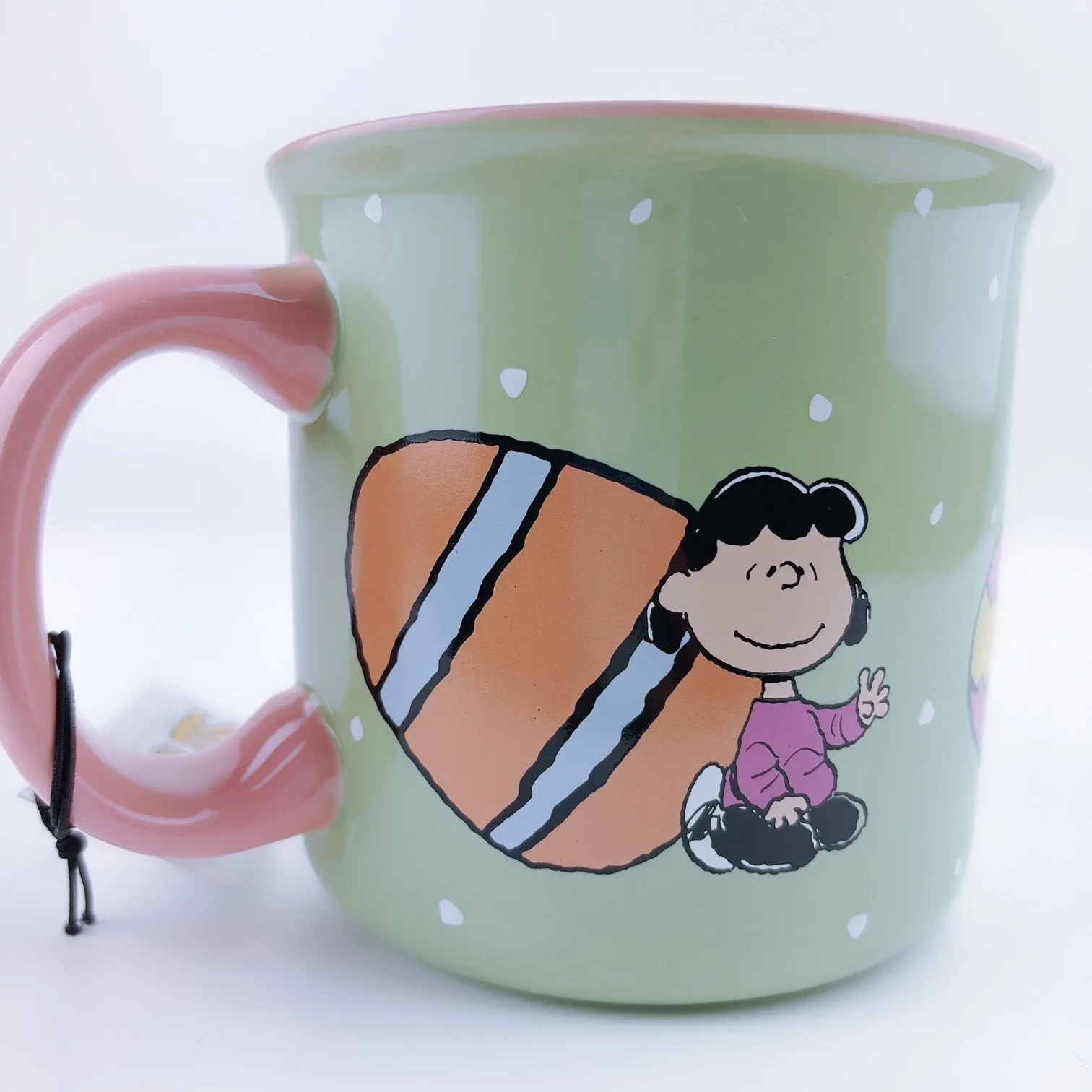 Peanuts Charlie Brown and friends & Giant Easter Eggs Big Coffee Mug Cup 21 oz