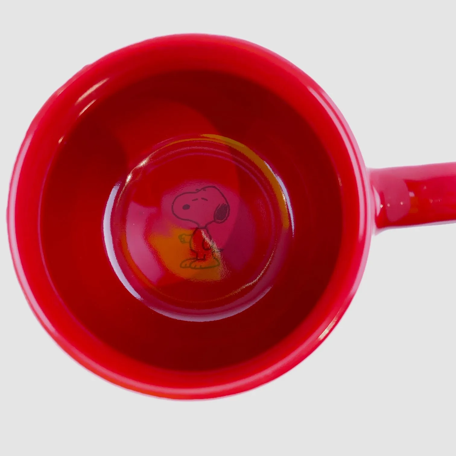 Peanuts Snoopy Luv Balloon Ceramic Red Mug 20oz