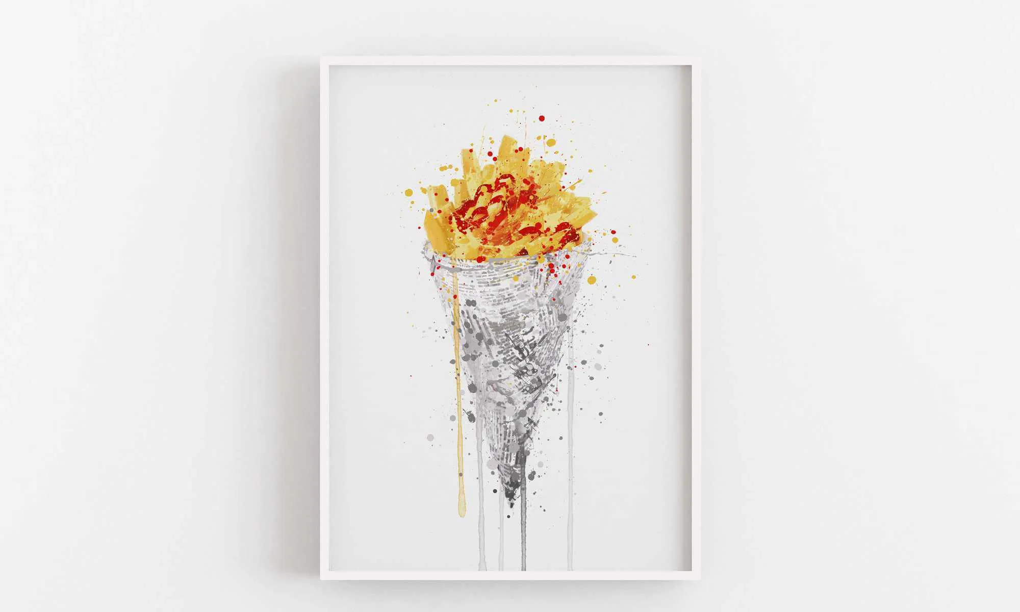 Poke Of Chips Wall Art Print