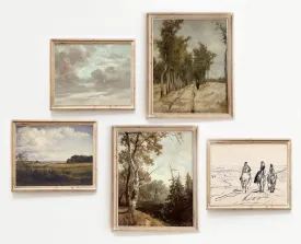 Printed Vintage Gallery Wall Art