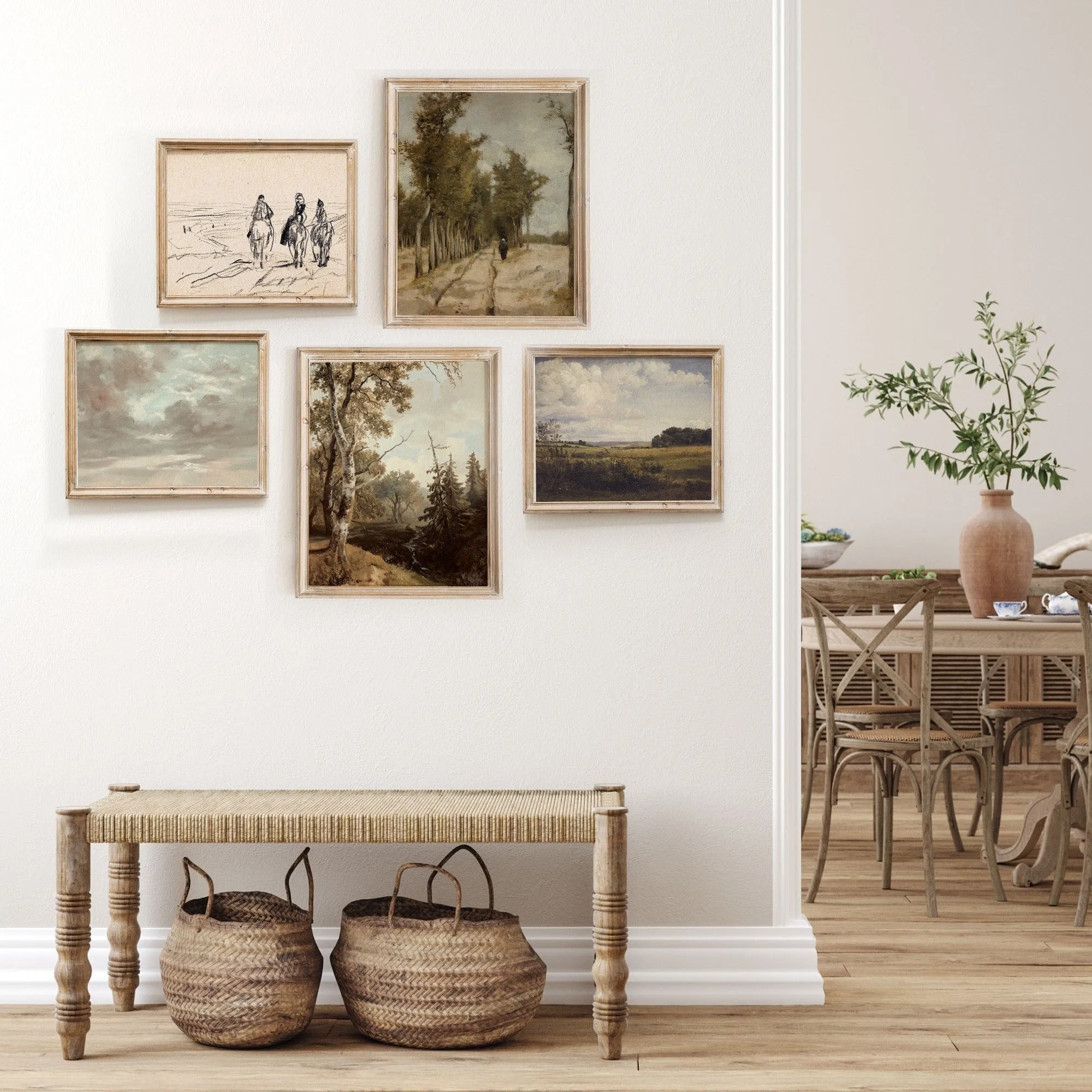 Printed Vintage Gallery Wall Art