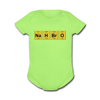 "NaH BrO" - Baby Short Sleeve One Piece