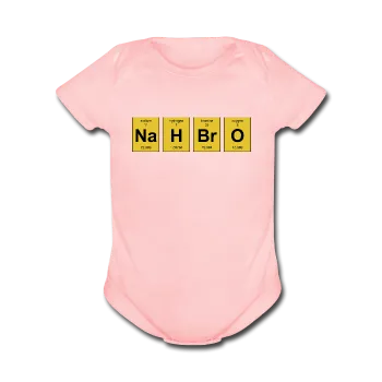 "NaH BrO" - Baby Short Sleeve One Piece