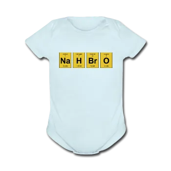 "NaH BrO" - Baby Short Sleeve One Piece