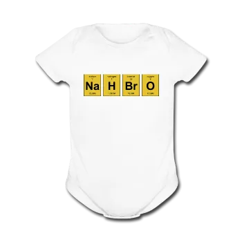 "NaH BrO" - Baby Short Sleeve One Piece