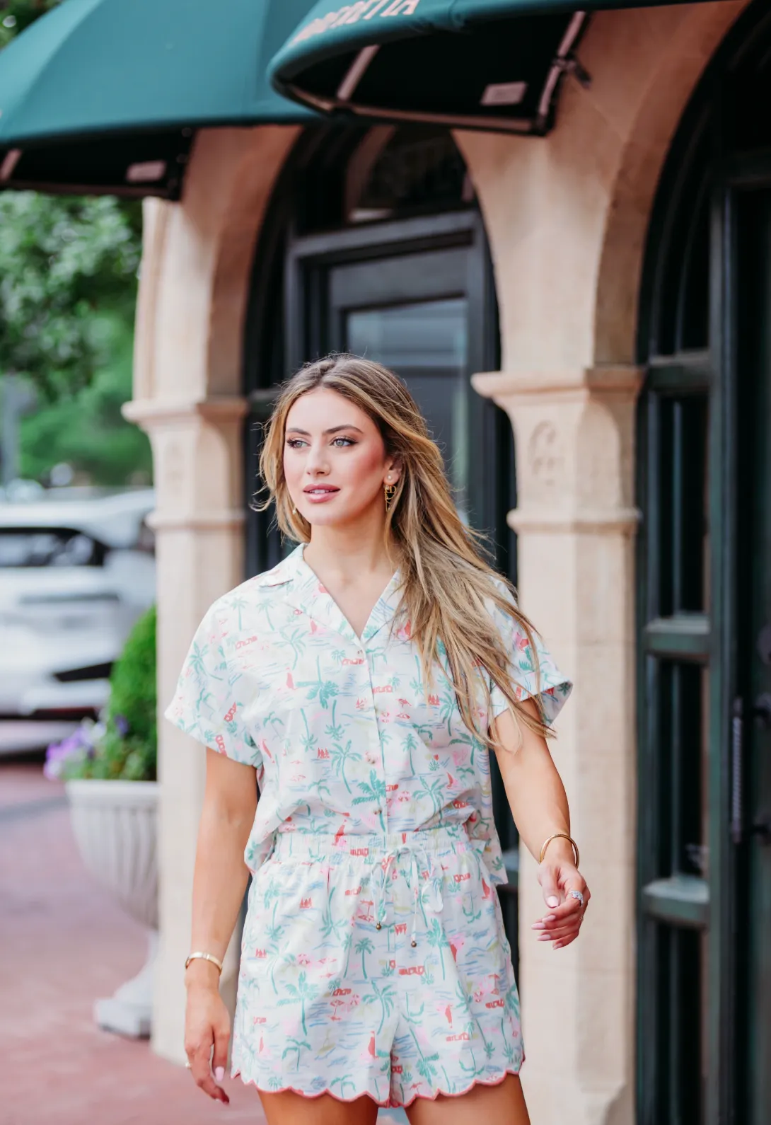 Seashore V Neck Top