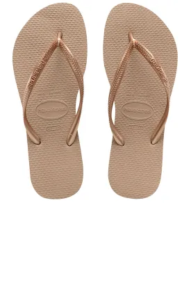 Slim Metallic Rose Gold Female