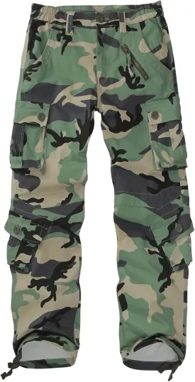 Sobrisah Camo Cargo Pants for Women Mid-Rise Comfort Casual Pants Baggy Stretchy Camouflage Trousers Y2K Streetwear