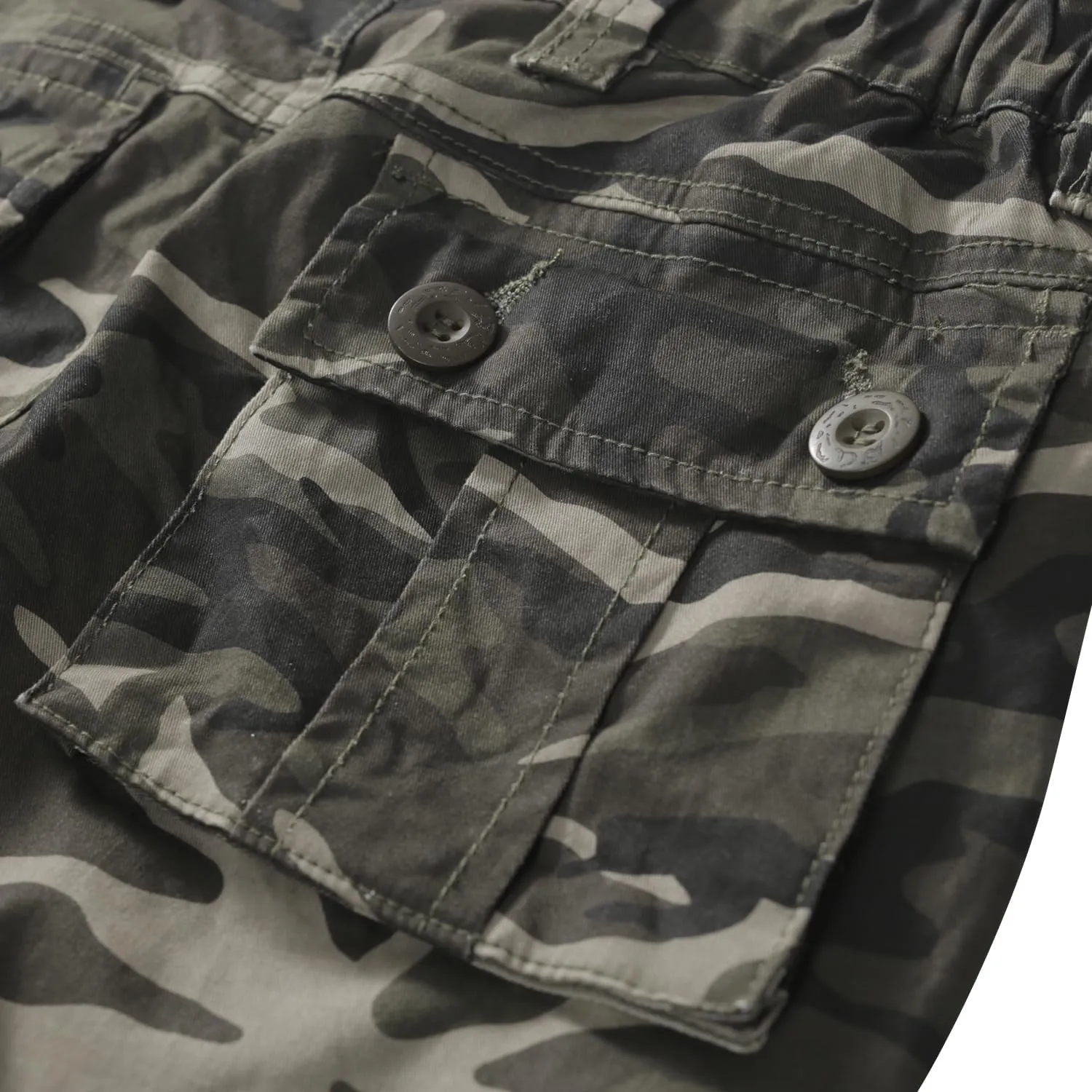 Sobrisah Camo Cargo Pants for Women Mid-Rise Comfort Casual Pants Baggy Stretchy Camouflage Trousers Y2K Streetwear