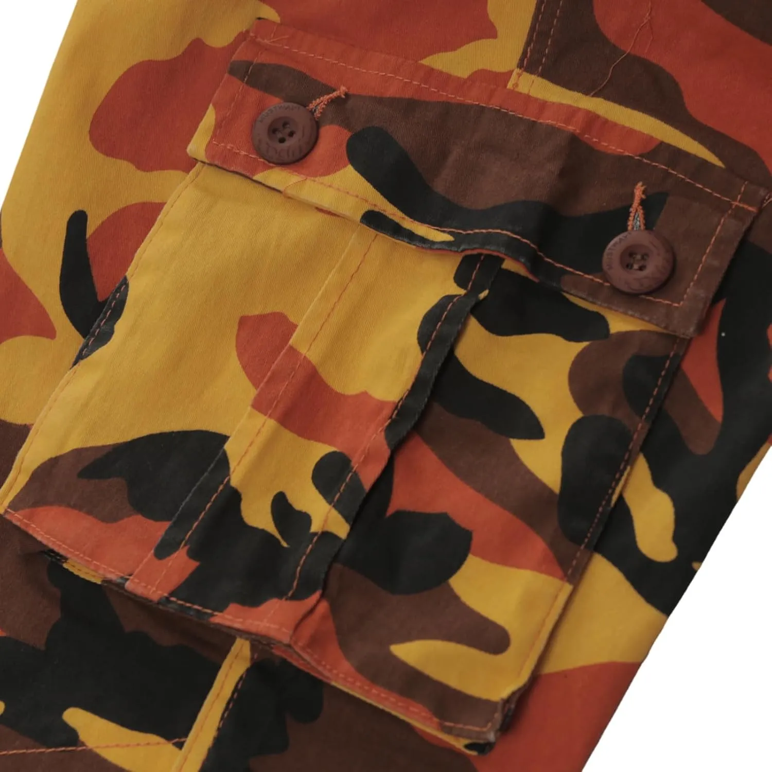 Sobrisah Camo Cargo Pants for Women Mid-Rise Comfort Casual Pants Baggy Stretchy Camouflage Trousers Y2K Streetwear