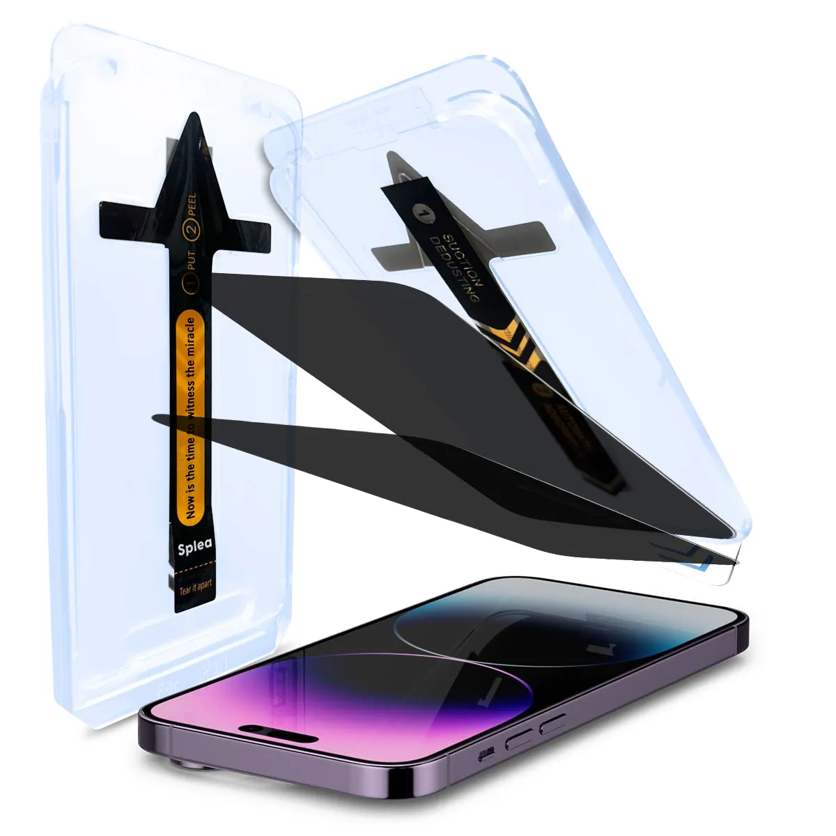 Splea Magic Screen Protector Tempered Glass For iPhone