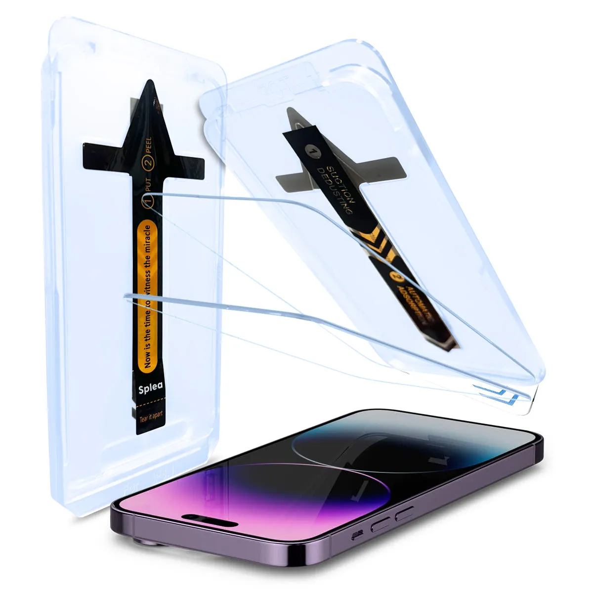 Splea Magic Screen Protector Tempered Glass For iPhone