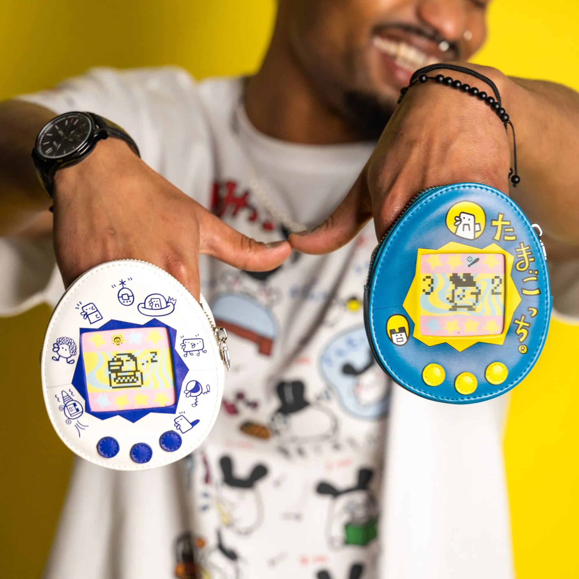 Tamagotchi Coin Purse Blue