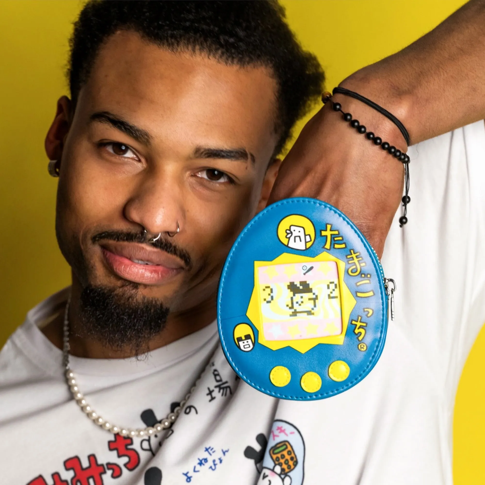 Tamagotchi Coin Purse Blue
