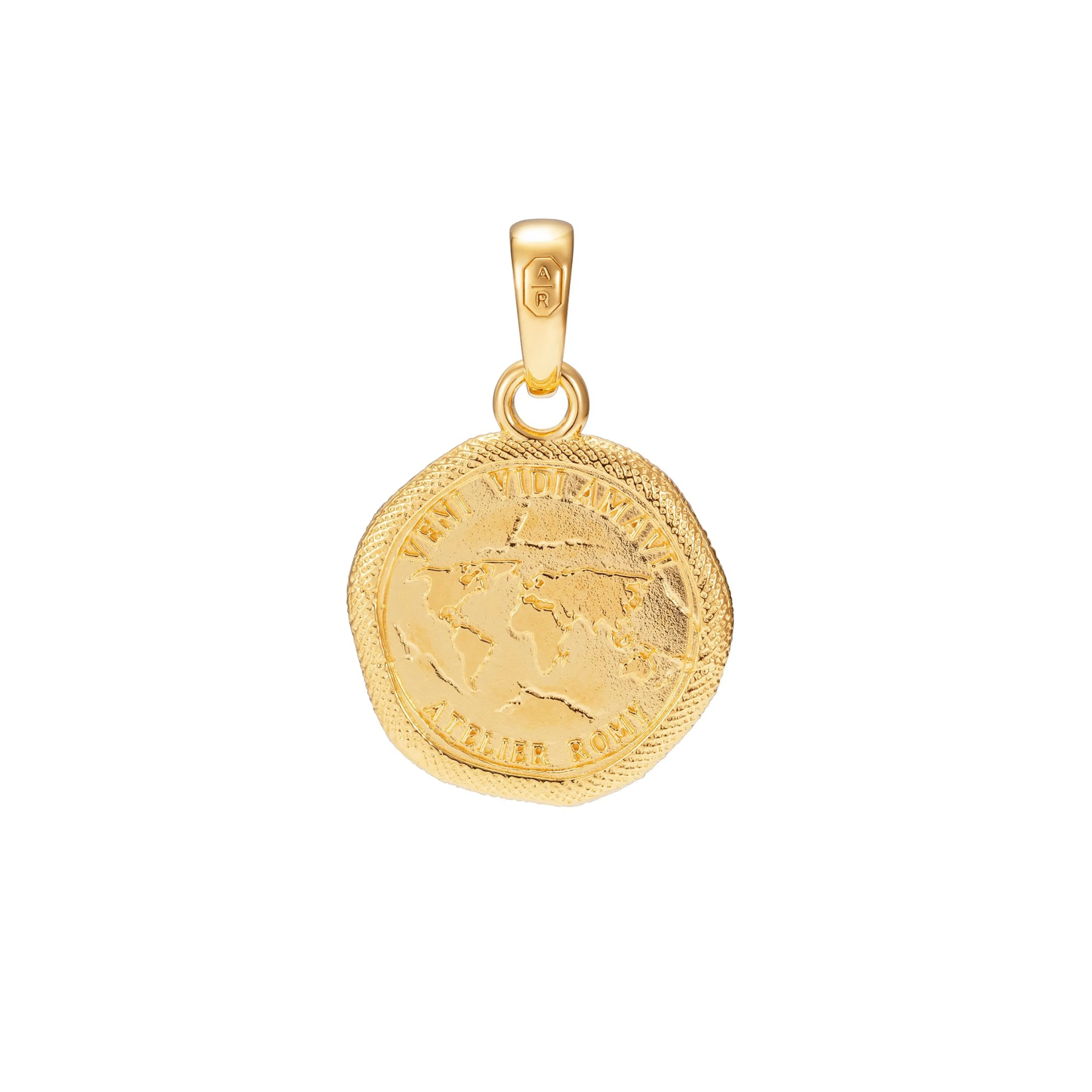 The Athena Goddess Coin Gold Necklace