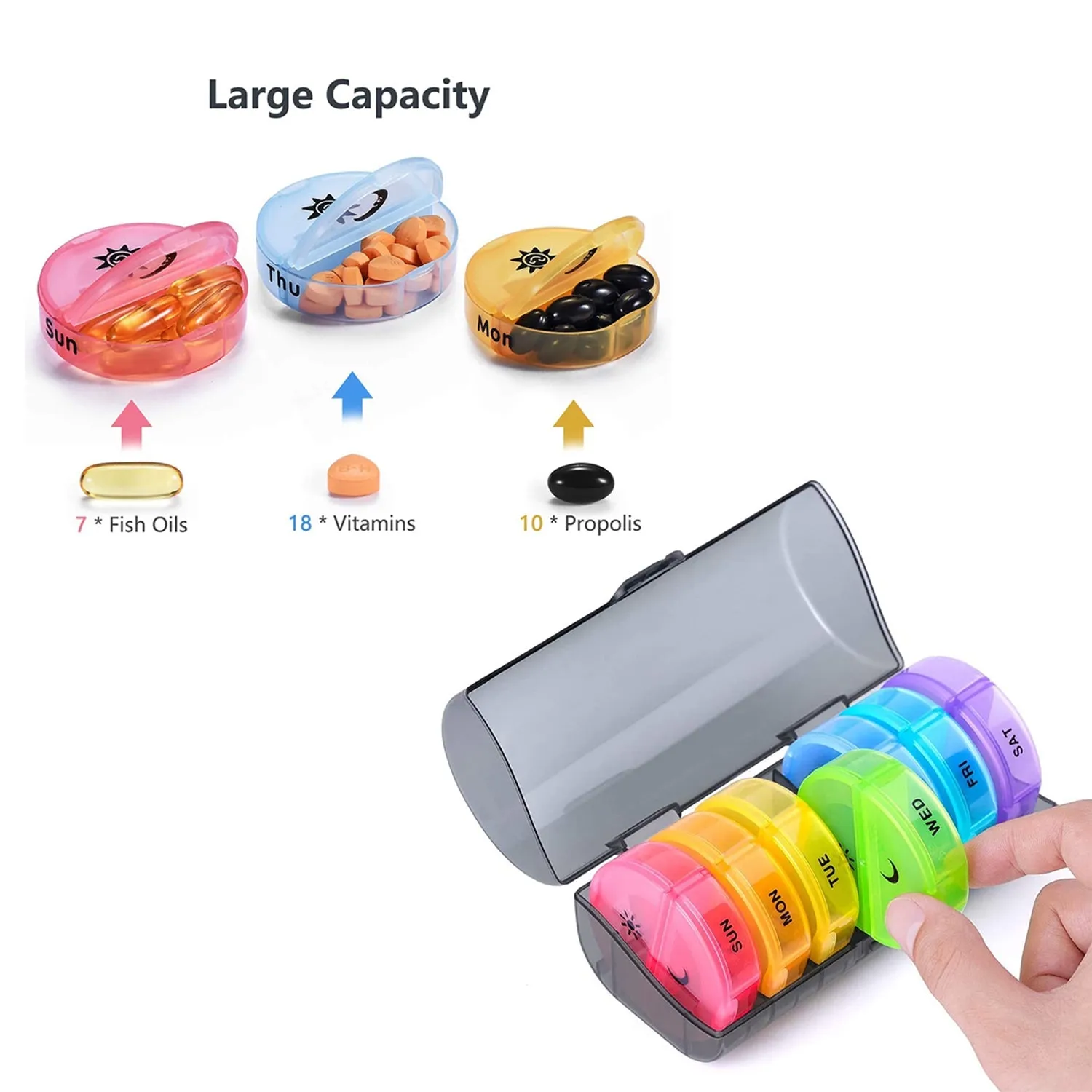 Thera Rx Weekly Pill Organizer